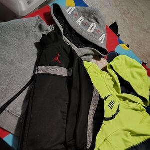 Jordan Gray and Black Kids Jacket